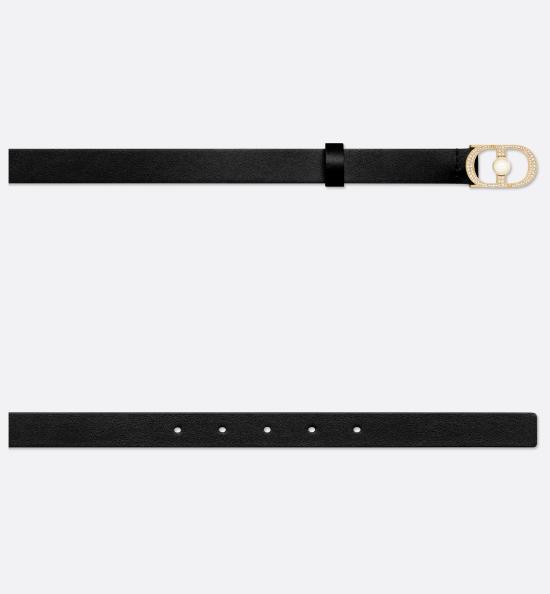  디올 레귤러 벨트 B0395UWIX 900 BLACK - DIOR