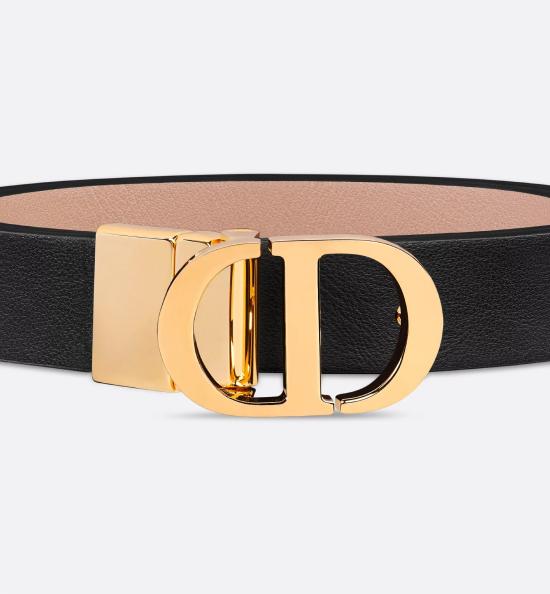  디올 레귤러 벨트 B0446UWGA 11C BLACK - DIOR