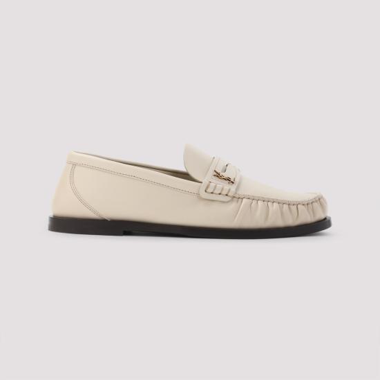  생로랑 모노그램 레더로퍼 820648 AAELH1001 IVORY - SAINT LAURENT