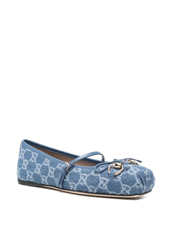  구찌 플랫 슈즈 814321 FAFHR4746 BLUE - GUCCI