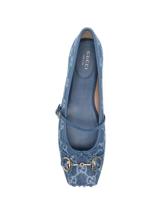  구찌 플랫 슈즈 814321 FAFHR4746 BLUE - GUCCI