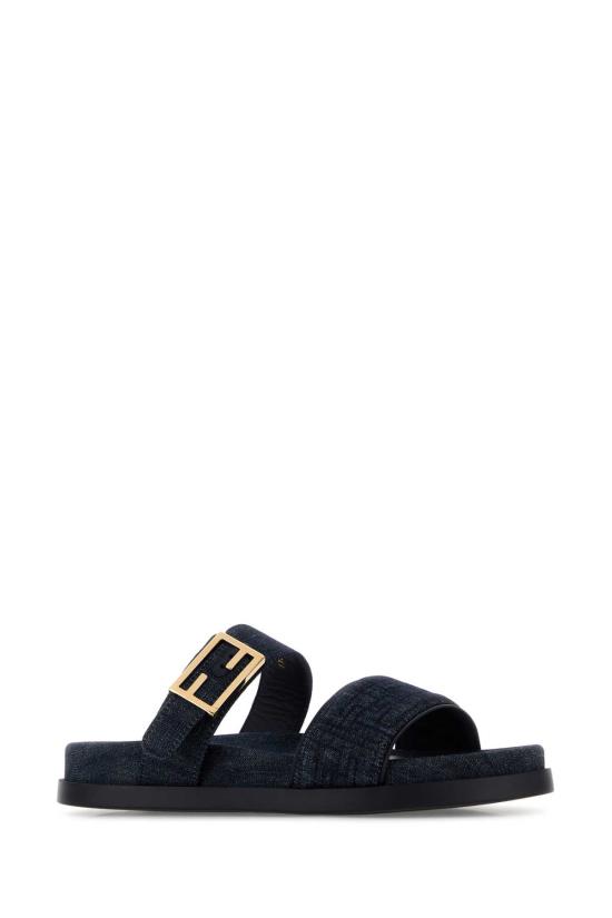  펜디 데님 펜디 필 슬라이드 8X8710 AYFLF18RE BLUE - FENDI