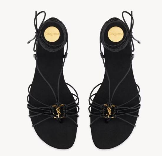  생로랑 스무스 레더 베이비론 820656 AAEOF1000 BLACK - SAINT LAURENT