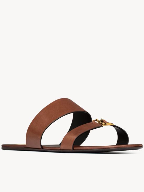  생로랑 샌들 860809 DWE006036 BROWN - SAINT LAURENT