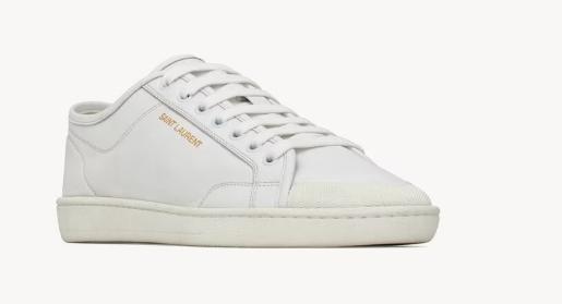  생로랑 GYM 짐 스무스 레더 스니커즈 820087 00N009030 WHITE - SAINT LAURENT