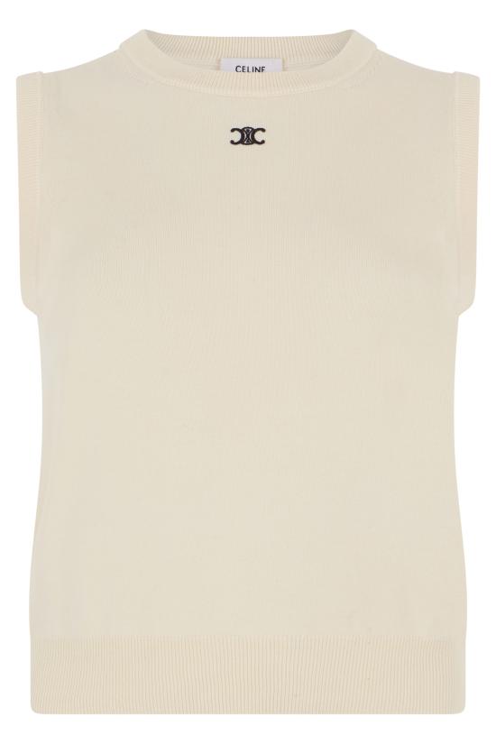  셀린느 탑 파인 울 RX0I70100 01OW BEIGE