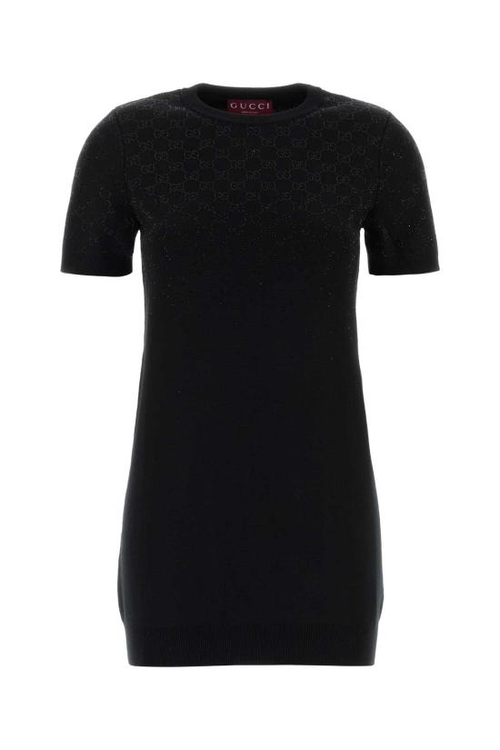  구찌 미디 원피스 852066 XKFB31043 BLACK
