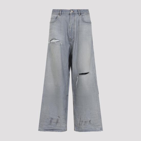  발렌시아가 미니멀 배기 팬츠 857216 TTWB14009 DENIM - BALENCIAGA