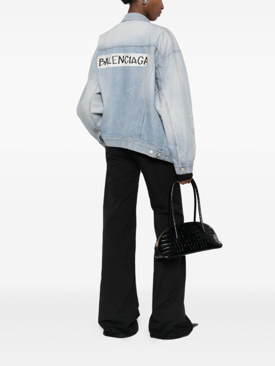  발렌시아가 레귤러 핏 데님 재킷 861410 TTWB14009 DENIM - BALENCIAGA