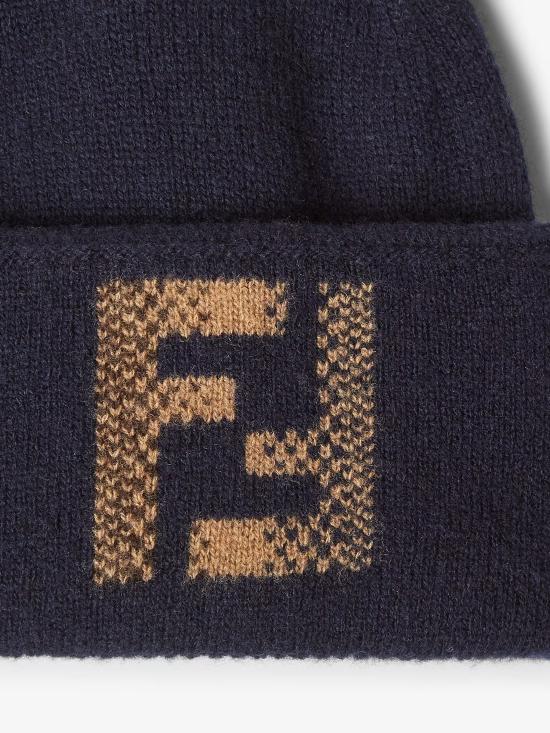  펜디 비니 FXQ335 ATQDF0DE8 BLUE - FENDI