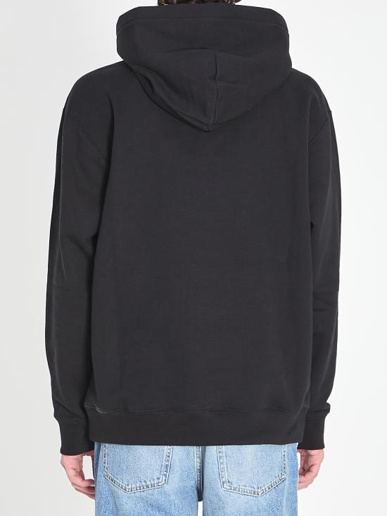  구찌 프린트 디테일 코튼 저지 스웨트셔츠 855976 XJHNH1152 BLACK - GUCCI