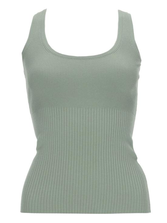  막스마라 기로 비스코스 탱크 탑 2611361032600 131003 GREEN