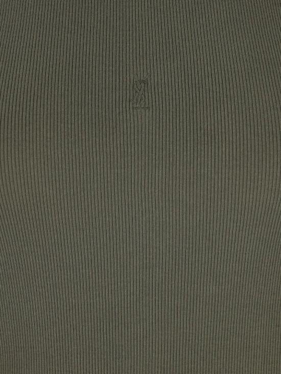  생로랑 민소매 티셔츠 842992 Y37EC1365 GREEN - SAINT LAURENT