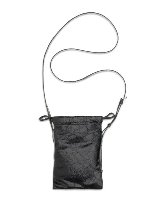  발렌시아가 쇼퍼 폰 홀더 852930 2ABH61090 BLACK - BALENCIAGA