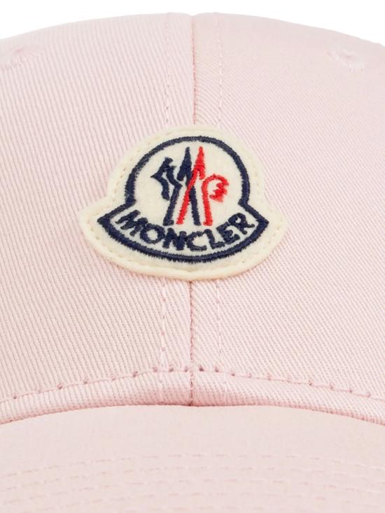  몽클레어 로고 코튼 볼캡 3B00008 04863506 PINK - MONCLER
