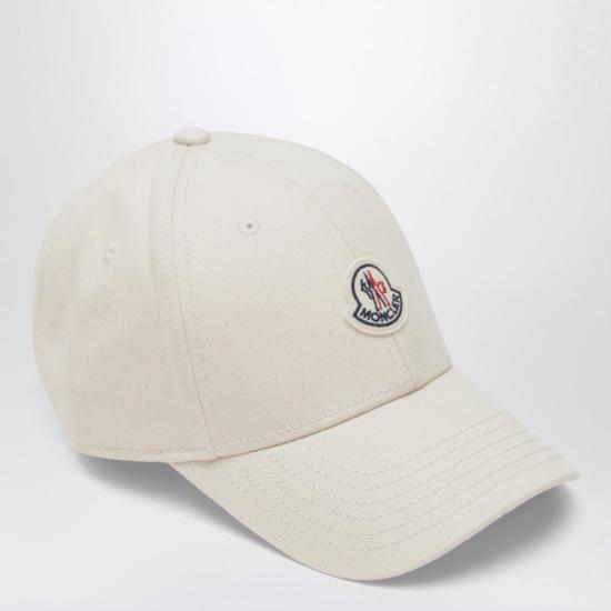  몽클레어 로고 코튼 볼캡 3B00008 04863081 IVORY - MONCLER