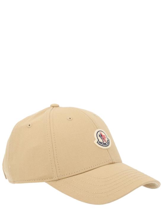  몽클레어 로고 코튼 볼캡 3B00008 04863209 BEIGE - MONCLER