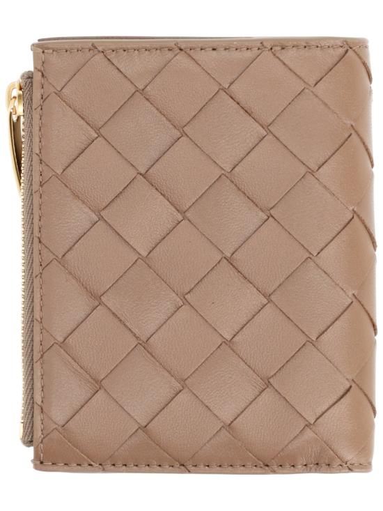  보테가베네타 인트레치아토 스몰 바이폴드 월렛 742330 VCPP32355 DOVE - BOTTEGA VENETA