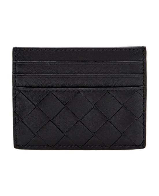  보테가베네타 인트레치아토 크레딧 카드 케이스 796324 VCPP38425 BLACK