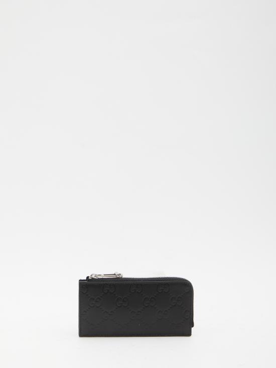  구찌 GG 엠블럼 카드 케이스 850185 AAFDV1000 BLACK