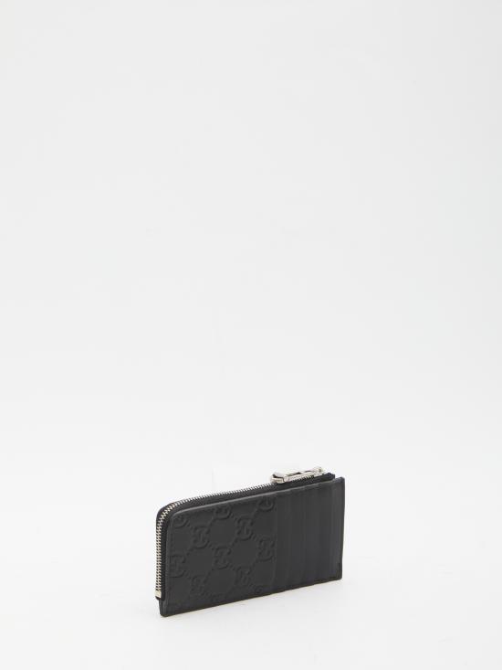  구찌 GG 엠블럼 카드 케이스 850185 AAFDV1000 BLACK - GUCCI