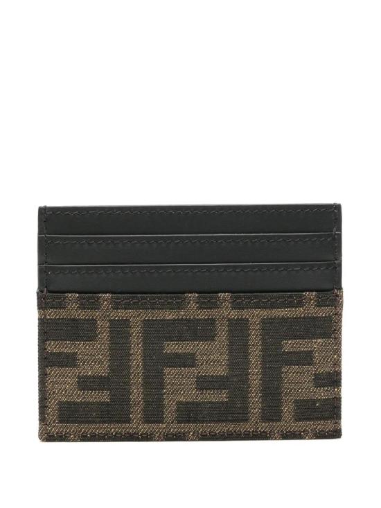  펜디 FF 패브릭 카드 홀더 7M0164 ALWKF0L3T BROWN - FENDI