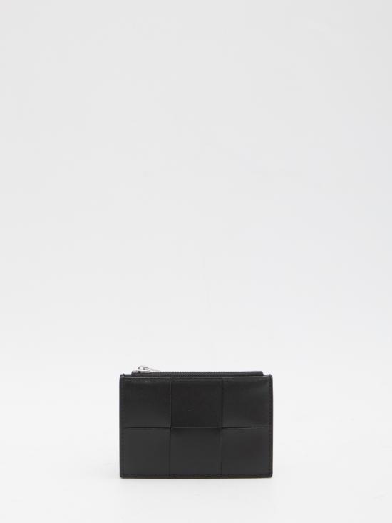  보테가베네타 캐세트 집 카드 케이스 853519 VBWD38803 BLACK