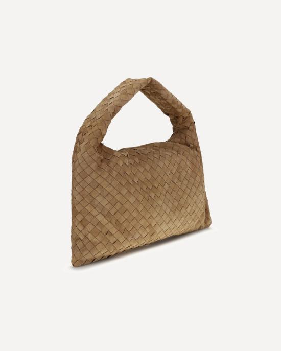  보테가베네타 스몰 홉 숄더백 796262 V1QE32599 BEIGE - BOTTEGA VENETA