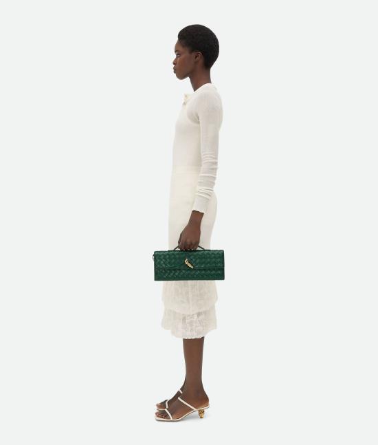  보테가베네타 안디아모 클러치 741511 VCPP33050 GREEN - BOTTEGA VENETA