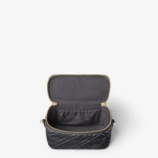  펜디 배니티 FF 모티프 나파 레더 미니백 8BS108 AAJDF0KUR BLACK - FENDI