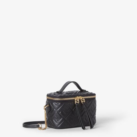  펜디 배니티 FF 모티프 나파 레더 미니백 8BS108 AAJDF0KUR BLACK - FENDI