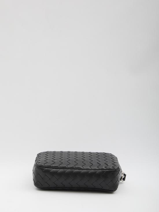  보테가베네타 인트레치아토 파우치 777390 V2HL18803 BLACK - BOTTEGA VENETA