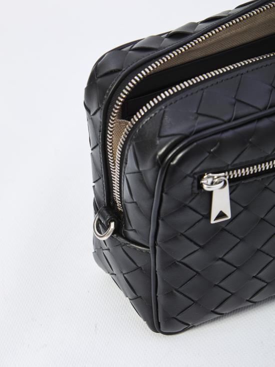  보테가베네타 인트레치아토 파우치 777390 V2HL18803 BLACK - BOTTEGA VENETA