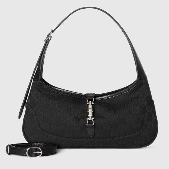  구찌 재키 슬림 스몰 숄더백 863137 FAFV41000 BLACK - GUCCI
