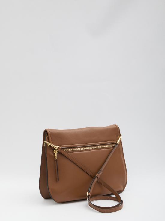  셀린느 소프트 트리옹프 베사체 서플 샤이니 램스킨 백 123632T88 GFY5 BROWN - CELINE