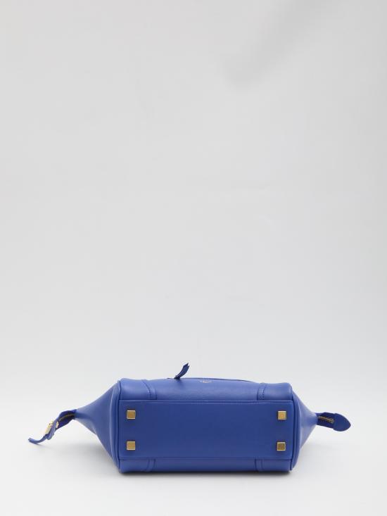  셀린느 스몰 뉴 러기지백 서플 샤이니 램스킨 124213GW2 GFU9 BLUE - CELINE