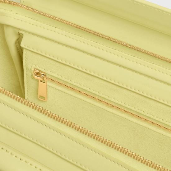  셀린느 스몰 뉴 러기지백 서플 샤이니 램스킨 124213GW2 11CU YELLOW - CELINE