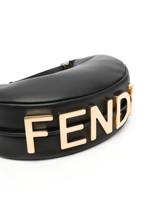  펜디 펜디그라피 스몰 숄더백 8BR798 A5DYF1HEJ BLACK - FENDI