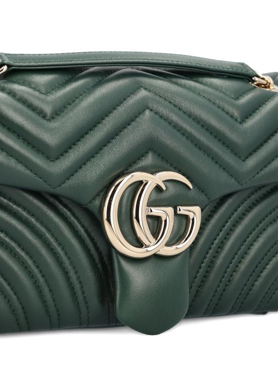  구찌 GG 마몽 미디엄 숄더백 837267 AAE383020 GREEN - GUCCI