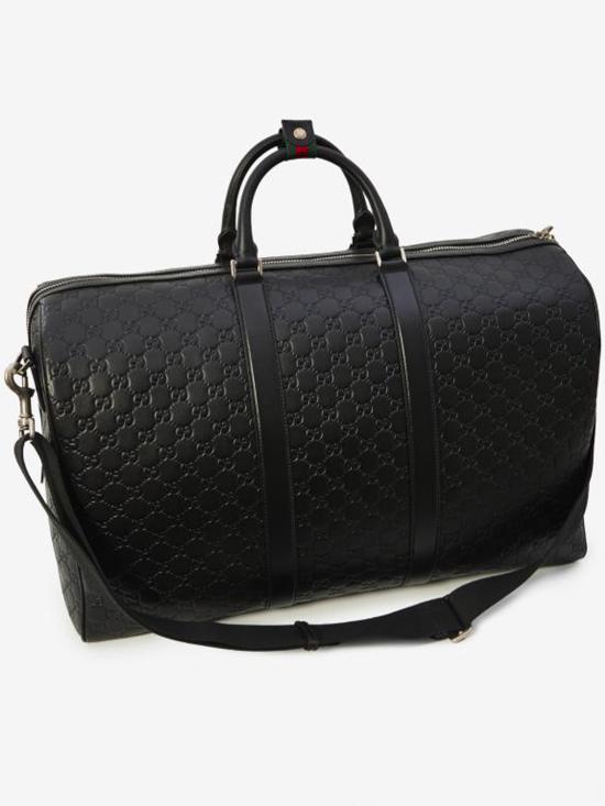  구찌 GG 엠블럼 라지 더플백 850216 AAFOM1053 BLACK - GUCCI