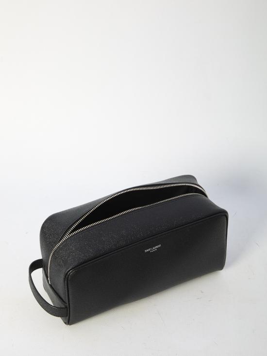  생로랑 그랑 드 뿌드르 엠보스 레더 그루밍 케이스 609347 1GF0N1000 BLACK - SAINT LAURENT