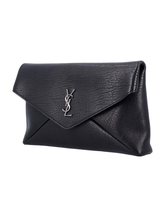  생로랑 카산드라 라지 엔벨로프 파우치 778181 AACIA1000 BLACK - SAINT LAURENT