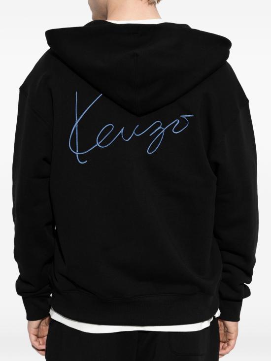 26FW 겐조 후드 티셔츠 FG65HO2644MJ99J BLACK - KENZO