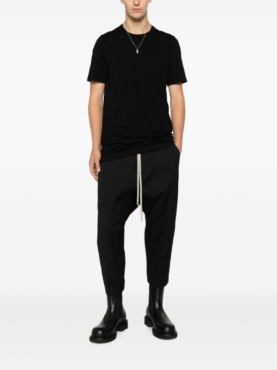 26FW 릭 오웬스 반팔 티셔츠 RU02F4264JA09 BLACK - RICK OWENS