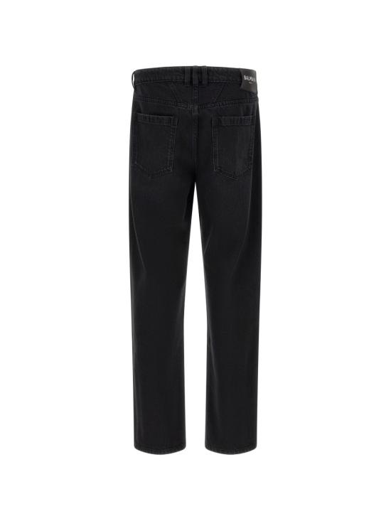 26FW 발망 스트레이트 팬츠 HH1MI115DG130PC BLACK - BALMAIN