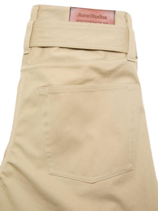 26FW 아크네 스튜디오 벨티드 트윌 코튼 팬츠 AK1099BSI PALE BEIGE - ACNE STUDIOS