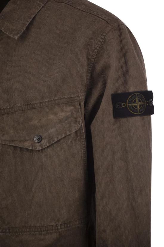 26FW 스톤 아일랜드 긴팔 셔츠 L2S151200029S0446 V0062 BROWN - STONE ISLAND