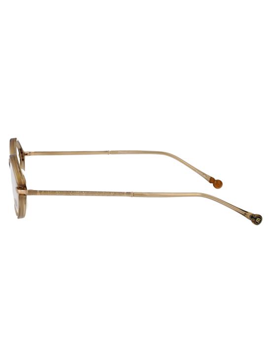 26SS 마츠다 안경 M2066 CMLBG CARAMEL BRUSHED GOLD CLEAR LENS - MATSUDA