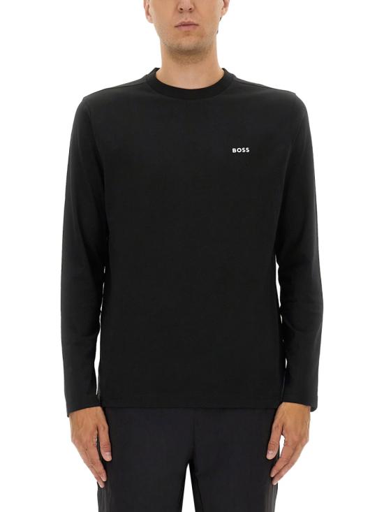 26FW 보스 긴팔 티셔츠 50506365 10256064001 BLACK