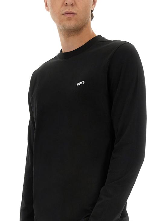 26FW 보스 긴팔 티셔츠 50506365 10256064001 BLACK - BOSS
